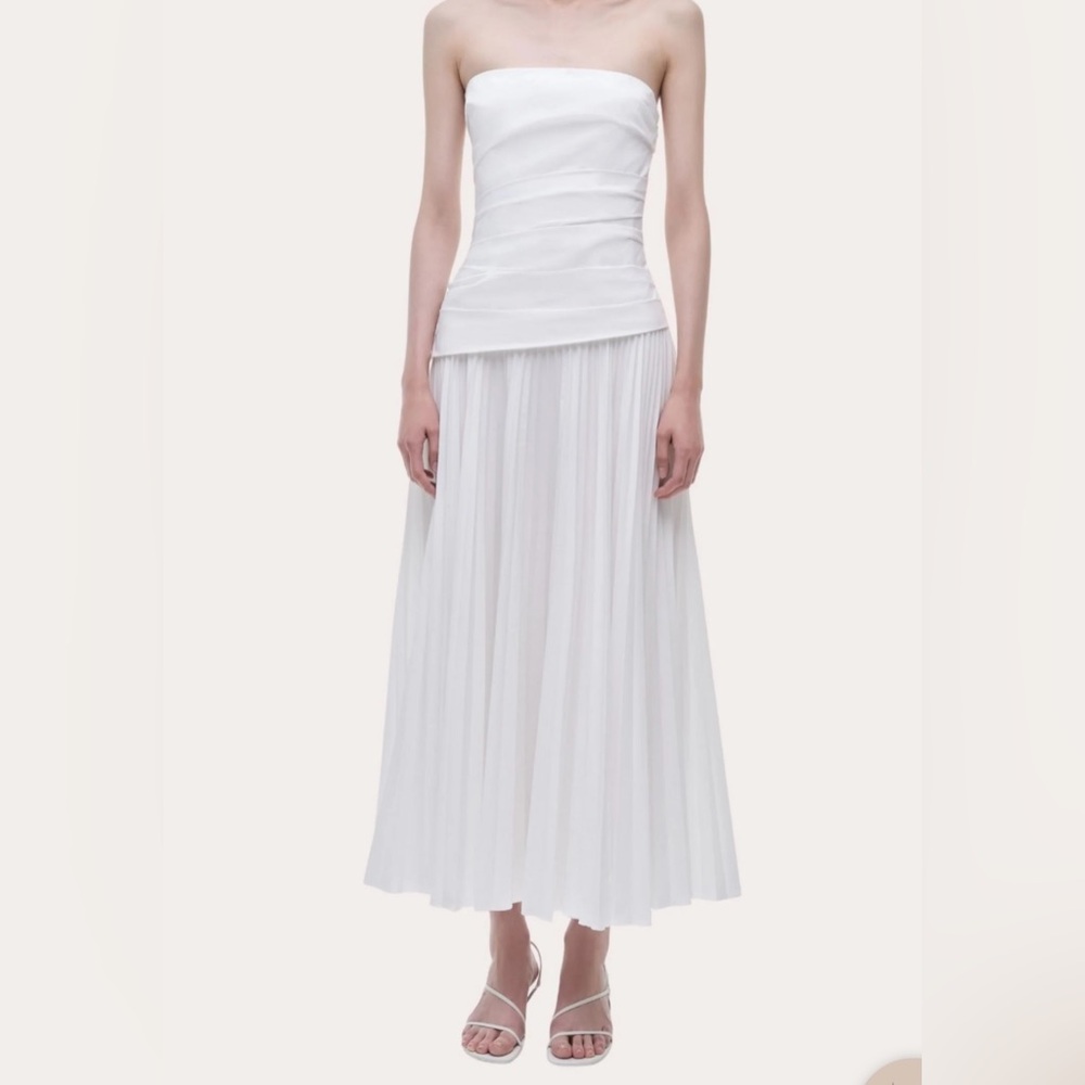 Jonathan Simkhai Arie strapless bustier midi nwot